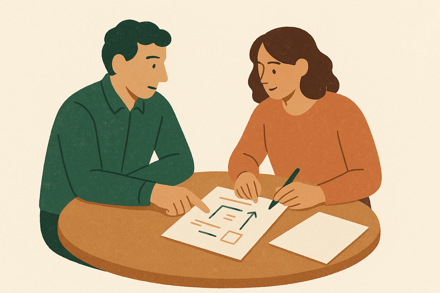 meritt illustration: email & written outreach