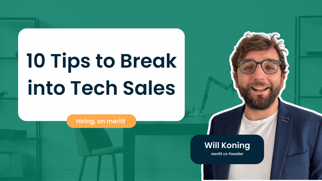 10 Tips to Break into Tech Sales in 2026