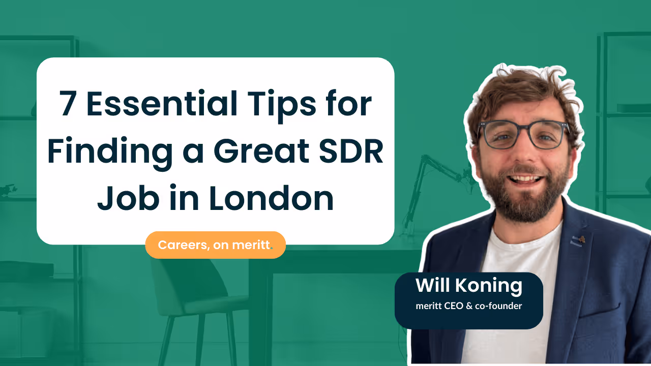 7 Essential Tips for Finding a Great SDR Job in London