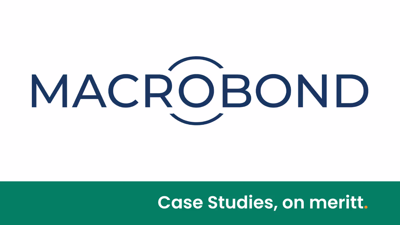 How Macrobond Financial Built a Six Person Sales Team in Just 45 Days with meritt.