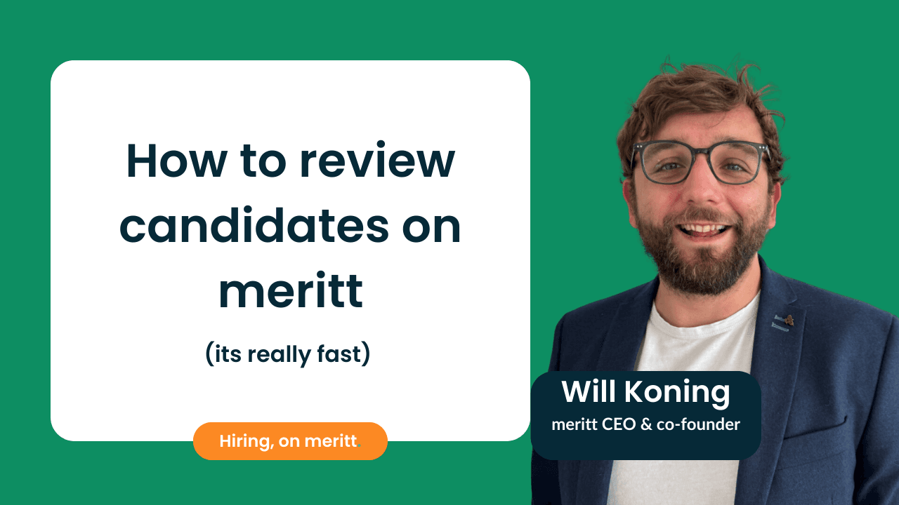 How to Review Sales Candidates on meritt. (The Fast Way)